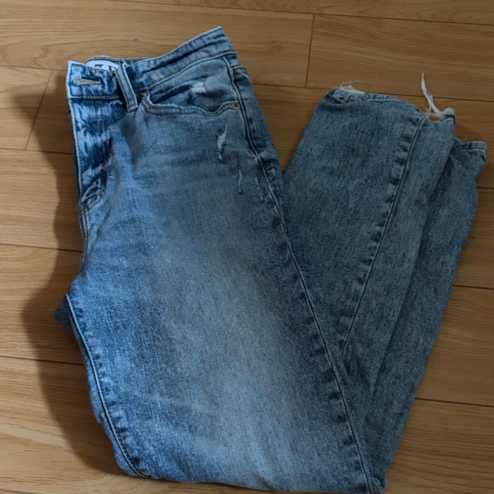 High-Rise Women's Light Blue Washed Jeans